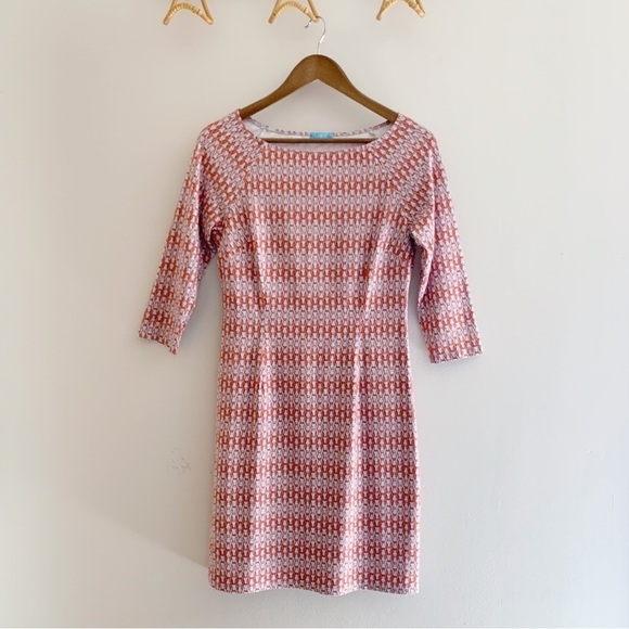 J. McLaughlin Chain Print Catalina Cloth Dress - Picture 5 of 5